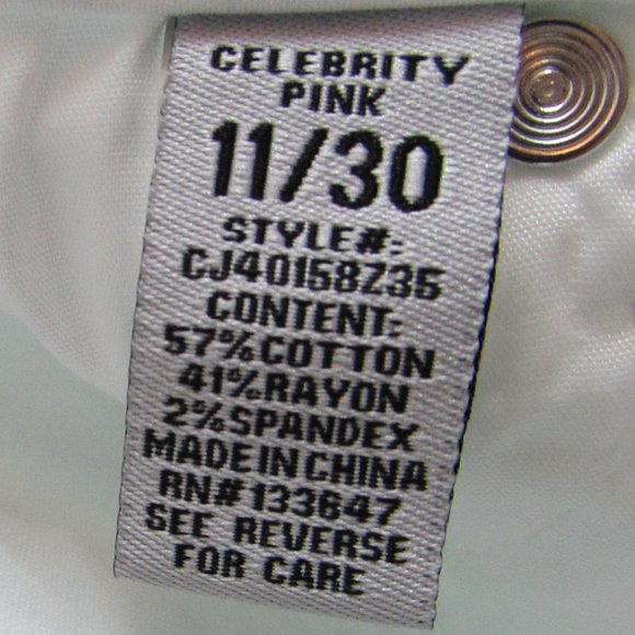 Women's Junior's | Celebrity Pink | 11/30 Crop | White - Picture 6 of 6